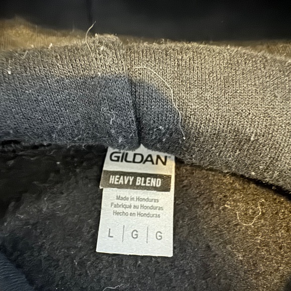 Black White Human Hoodie Sweatshirt - Picture 4 of 5